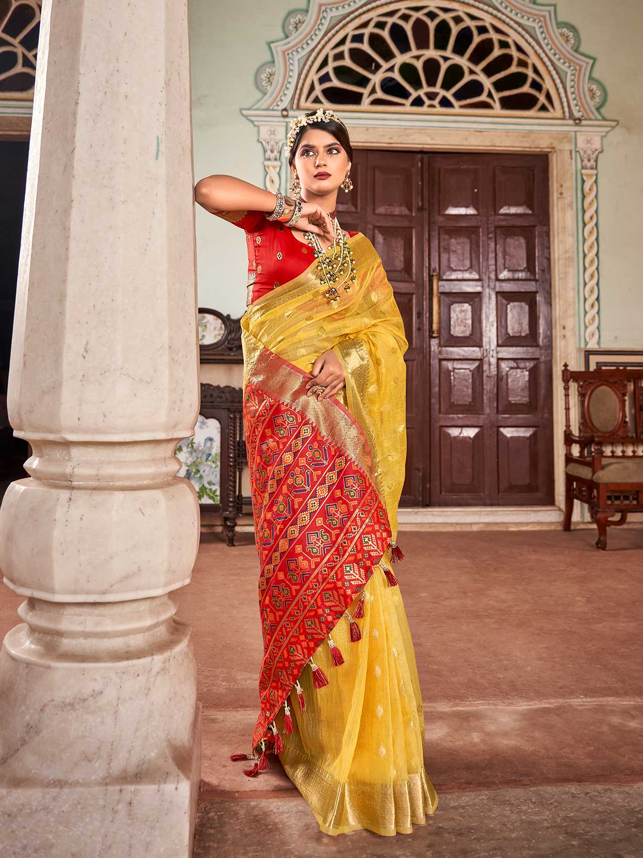 Elegant Khicha Silk Saree