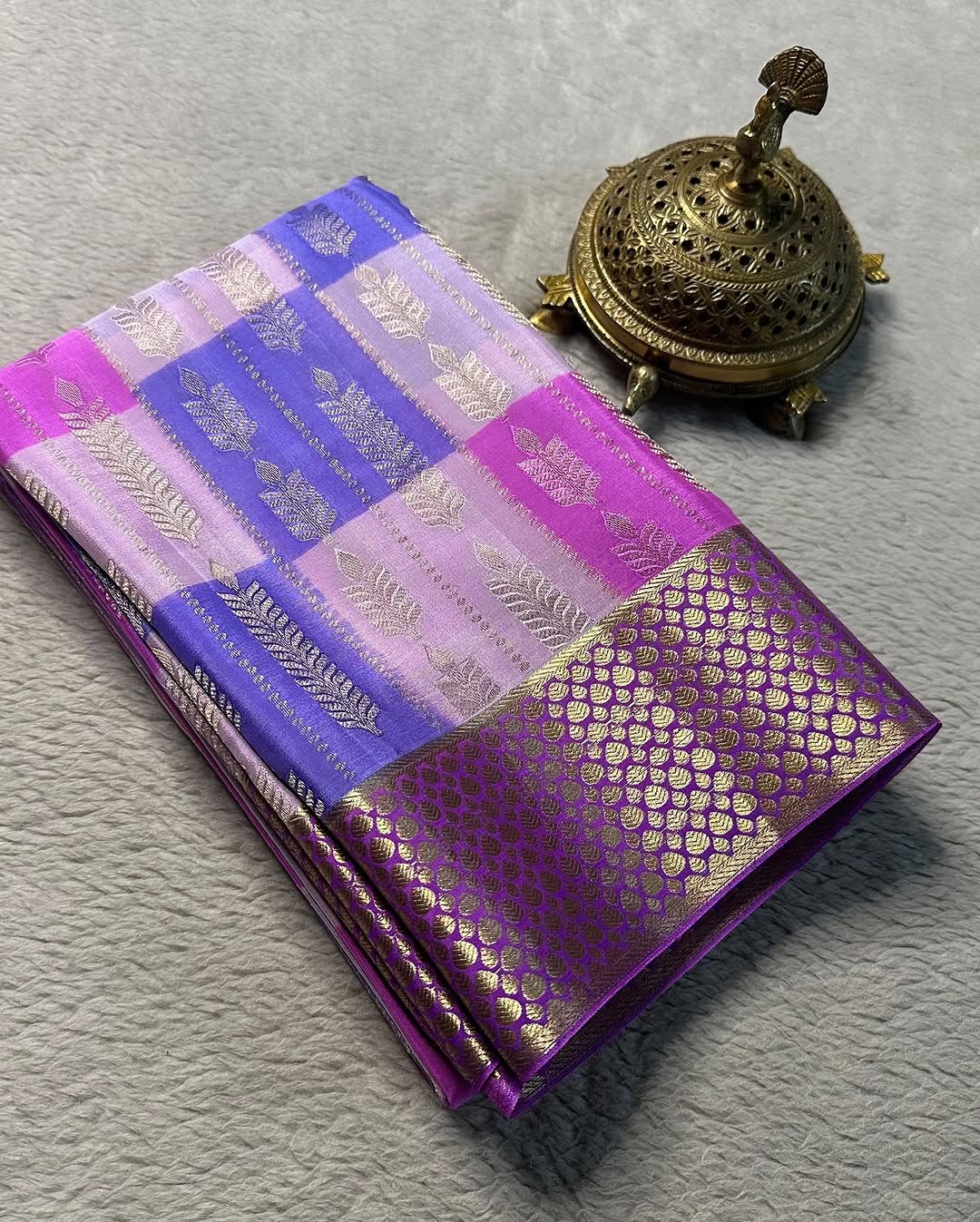 Luxurious Pure Brocade Mysore Silk Saree