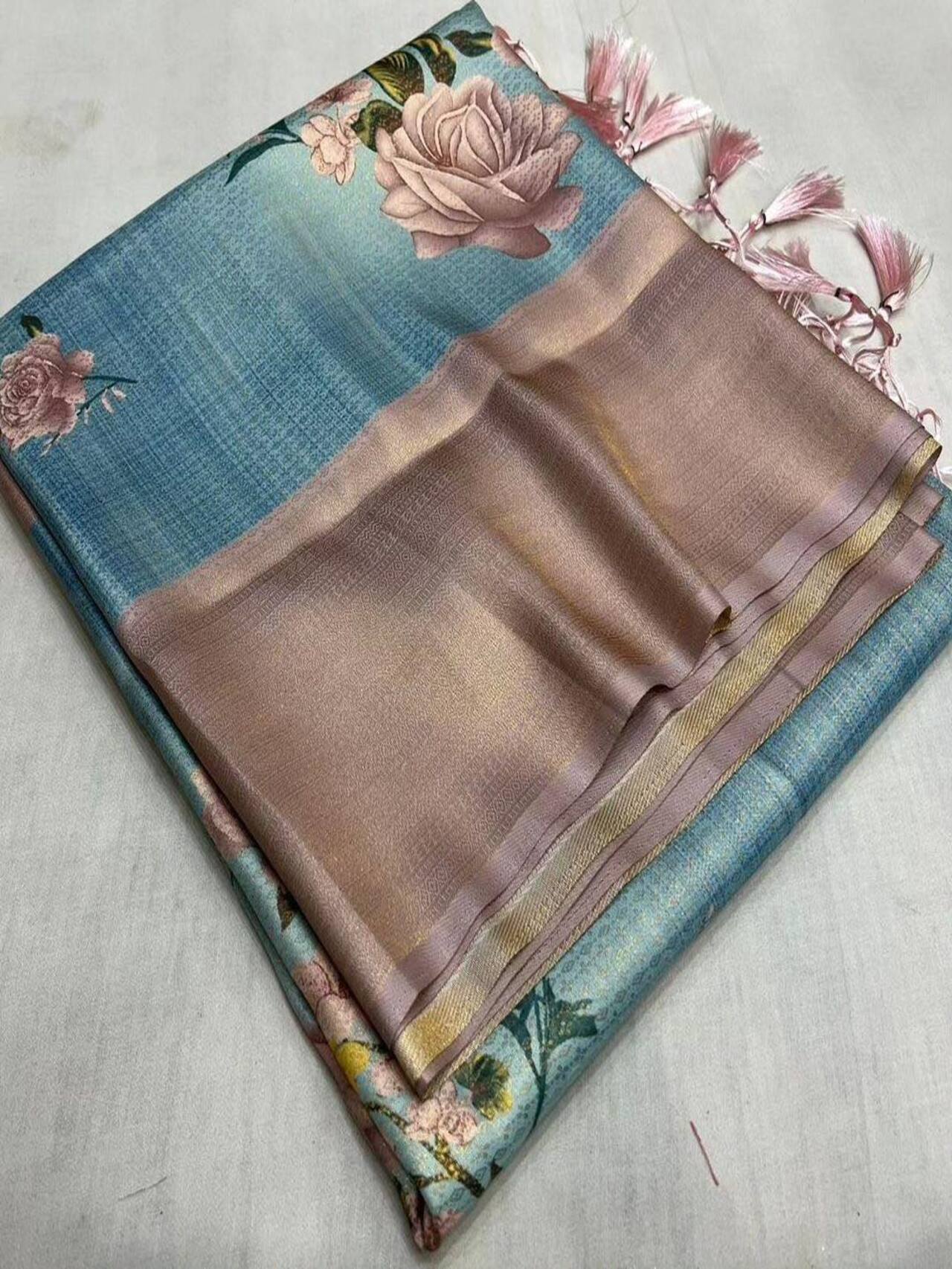 Softy Silk Saree with Stunning Digital Prints