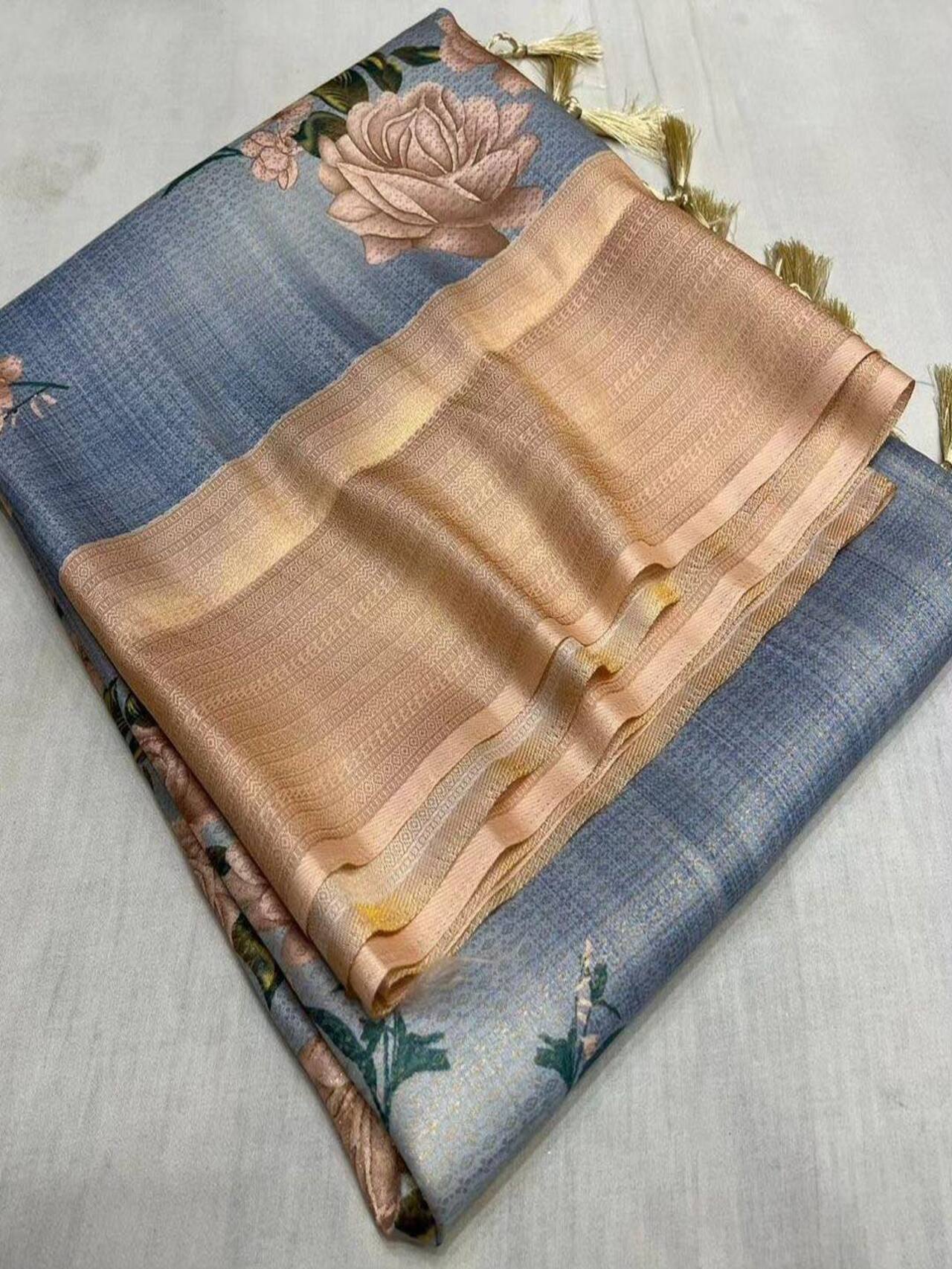 Softy Silk Saree with Stunning Digital Prints