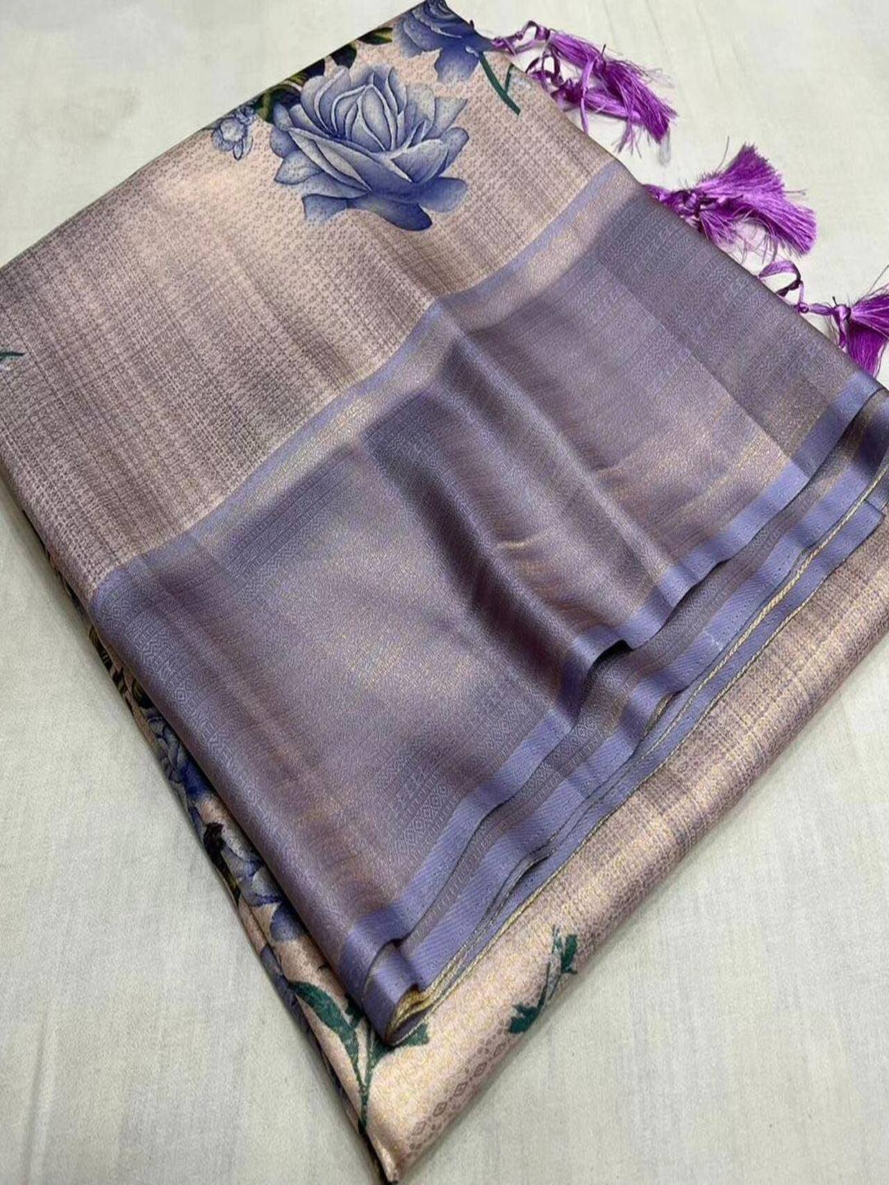 Softy Silk Saree with Stunning Digital Prints