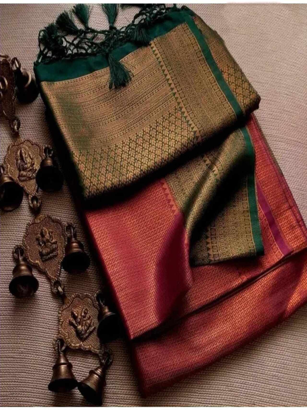 Smooth Softy Silk Saree | BOTTELGREEN