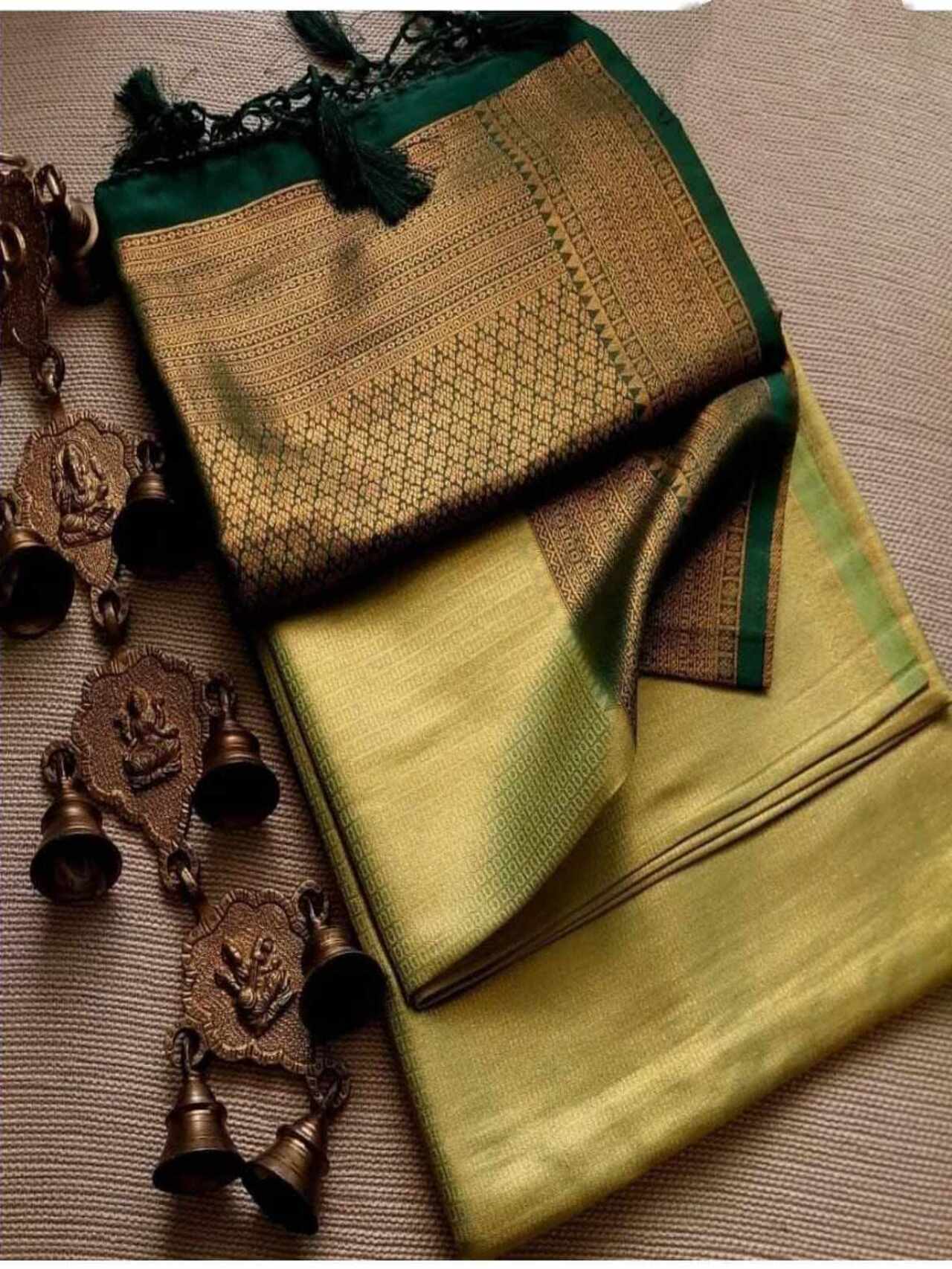 Smooth Softy Silk Saree | LIGHTGREEN