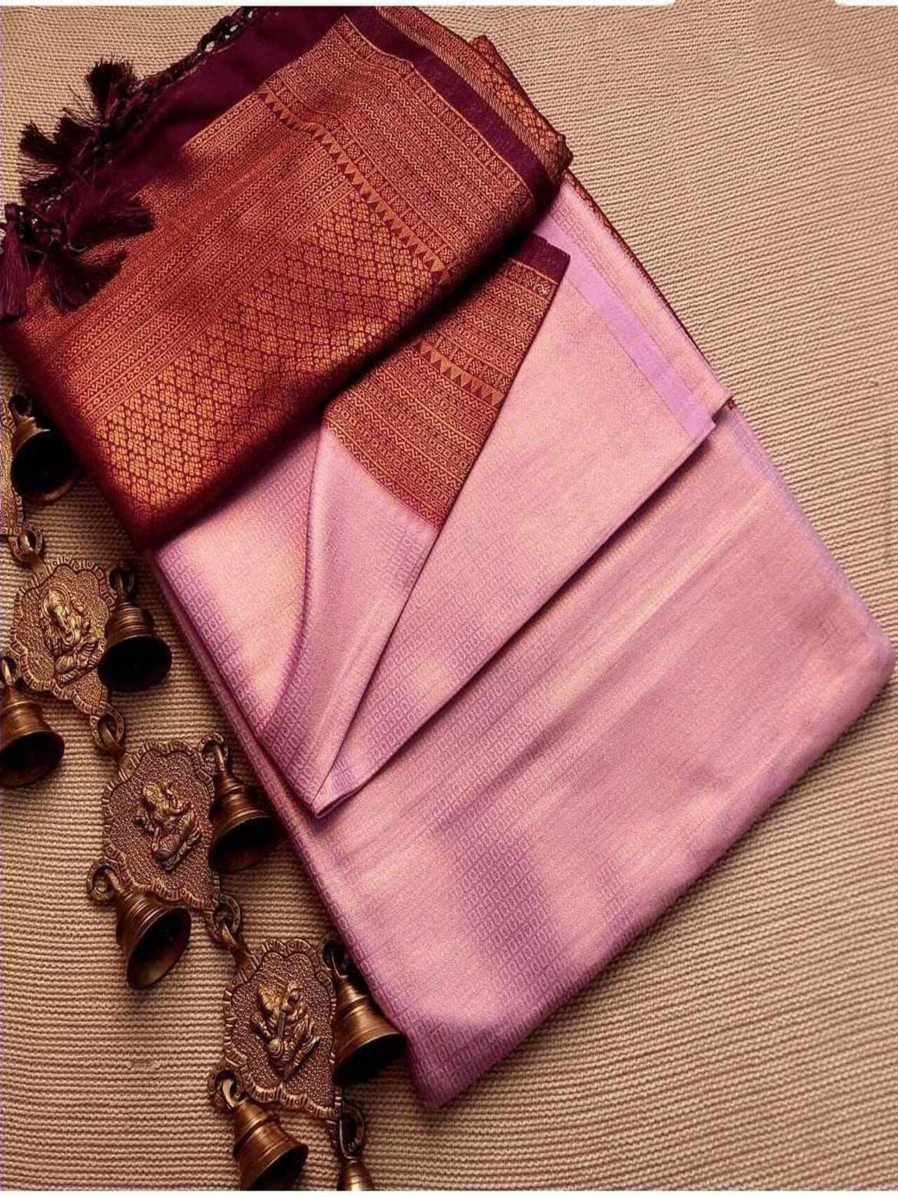 Smooth Softy Silk Saree | LIGHTPINK