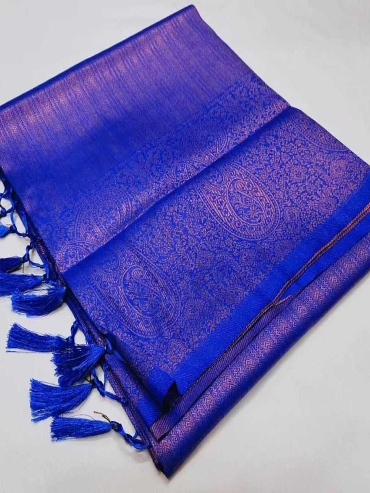 Luxurious Softy Silk Saree | ROYALBLUE